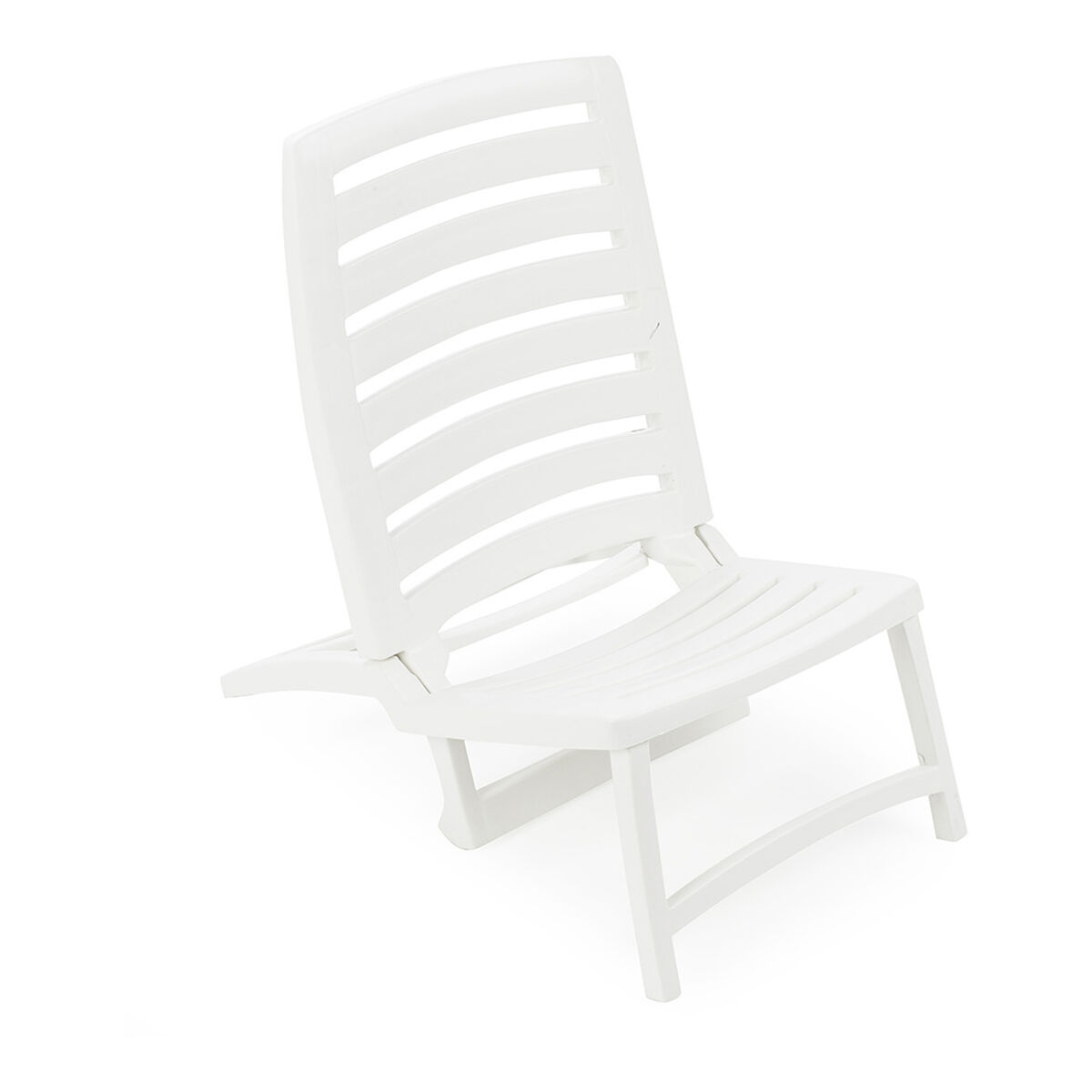 Chaise de Plage IPAE Progarden Blanc Résine