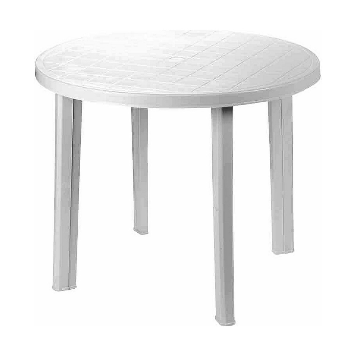 Table d'appoint IPAE Progarden 08330115 Blanc Résine (90 x 90 x 72 cm)