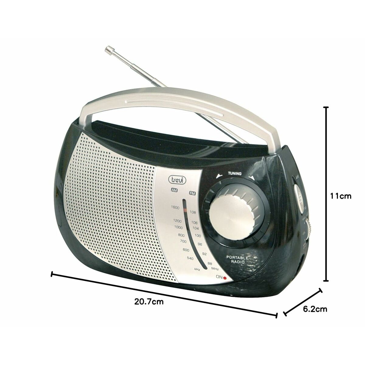 Afbeeldingen van Radio Trevi 0076400 Black