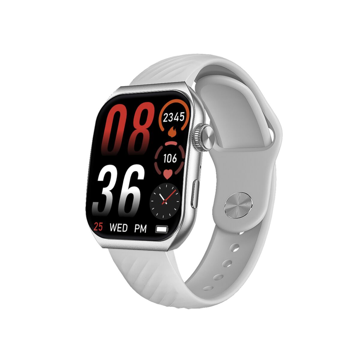 Montre intelligente Trevi T-FIT 400 C Blanc Argenté 1,96