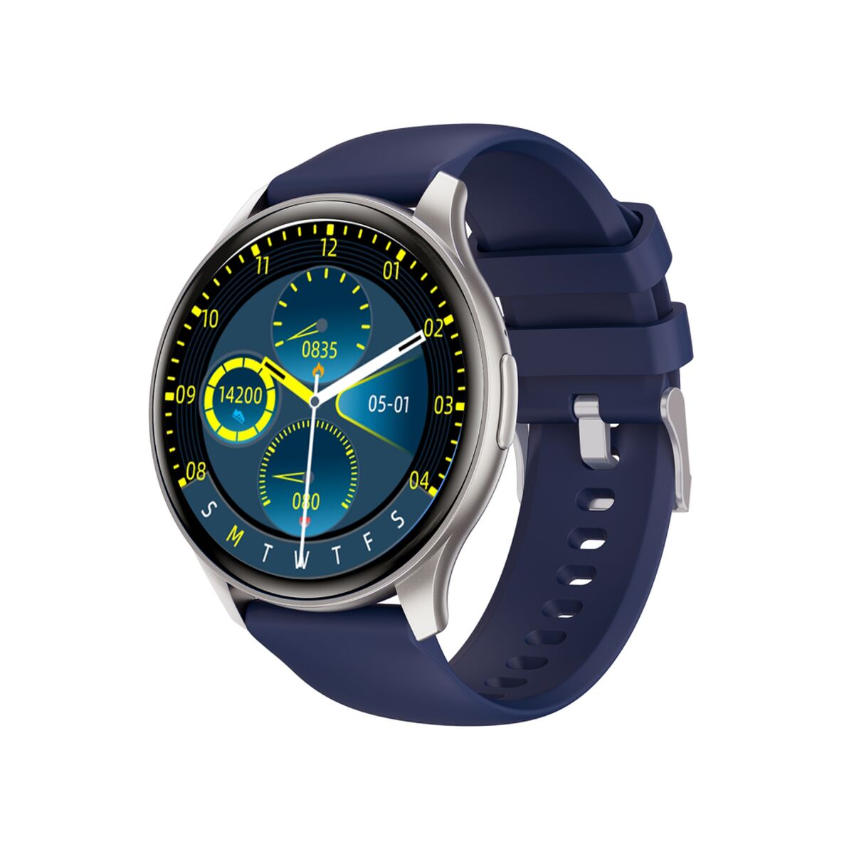 Montre intelligente Trevi T-FIT 235 A Bleu Argenté 1,43