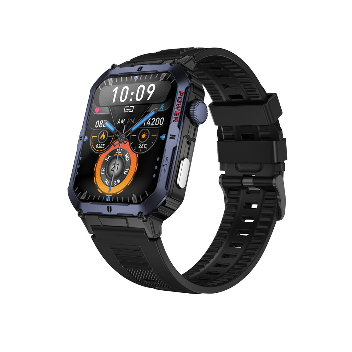 Montre intelligente Trevi T-FIT 500 S Bleu Noir 2,06