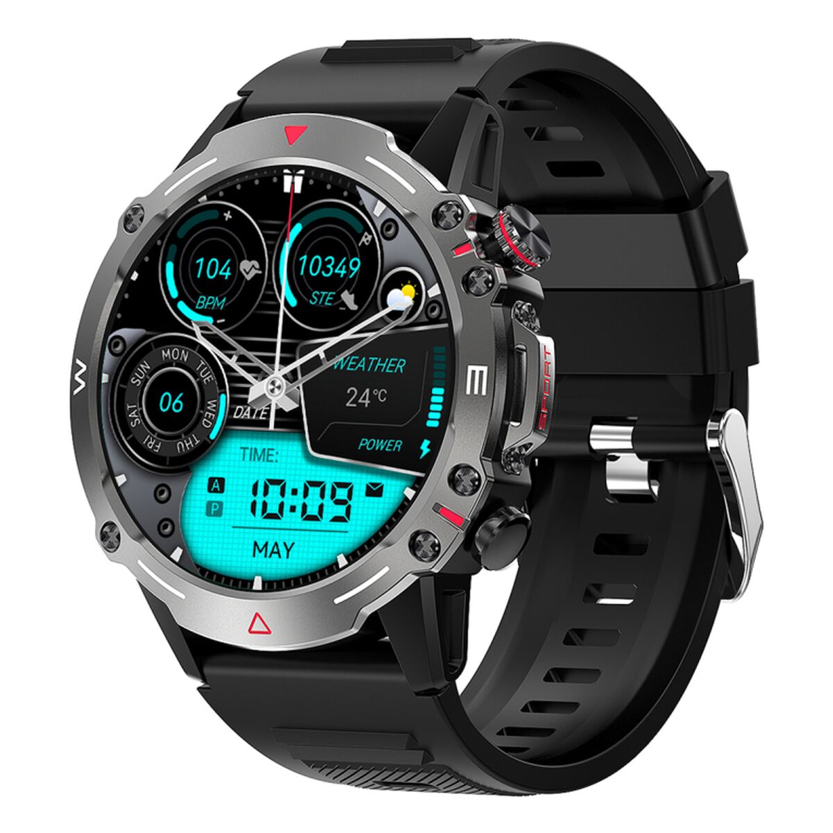 Montre intelligente Trevi T-FIT 510 A Noir 1,43
