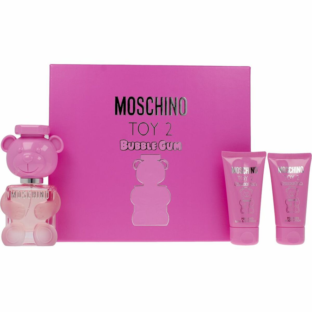 Set de Parfum Femme Moschino Toy 2 Bubble Gum 3 Pièces