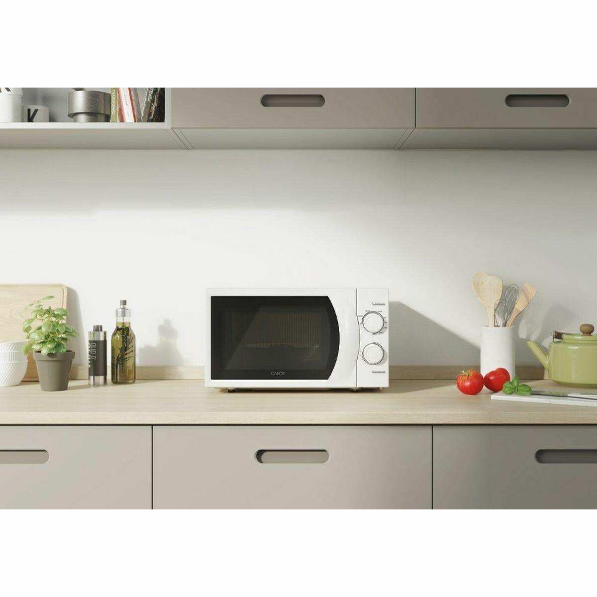 Image secondaire de Micro-ondes avec Gril Candy 38000120 Blanc 700 W 20 L