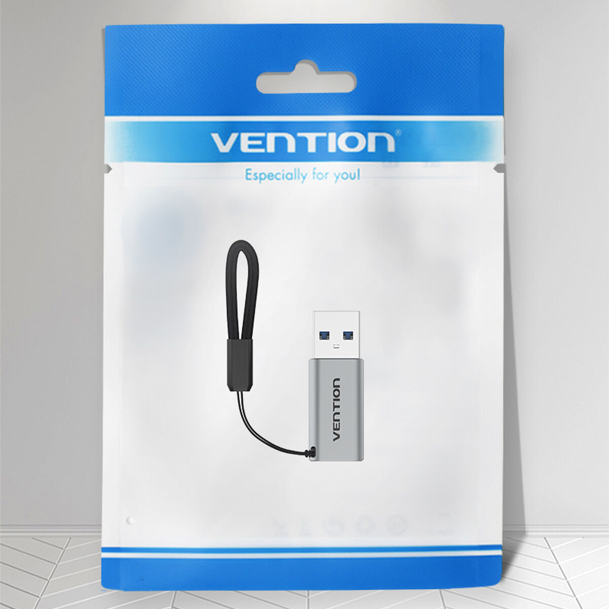 Afbeeldingen van USB to USB-C Adapter Vention CDPH0
