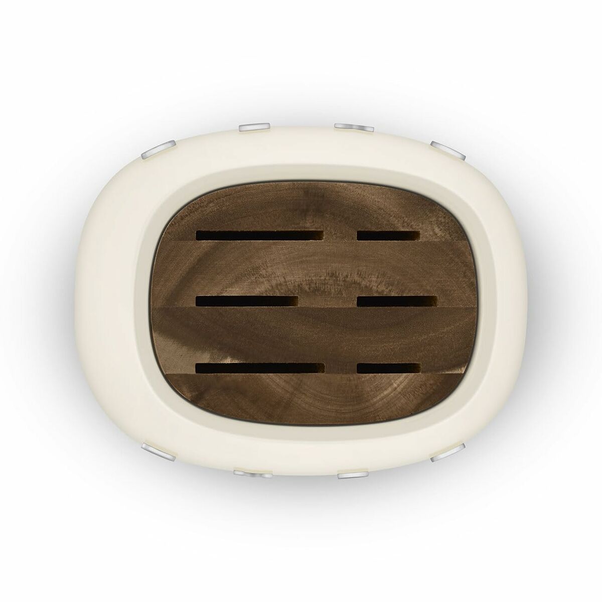 Keukenmessenset met standaard Smeg KBSF02CR Crème