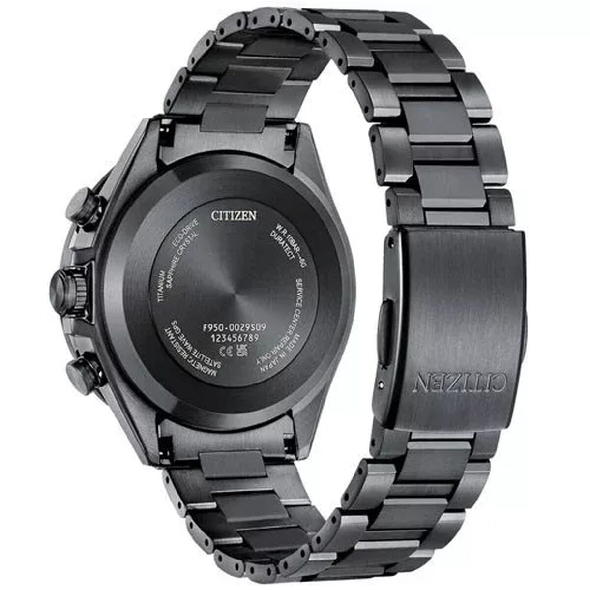 Horloge Heren Citizen ATTESA TITANIUM Zwart (Ø 44,5 mm)