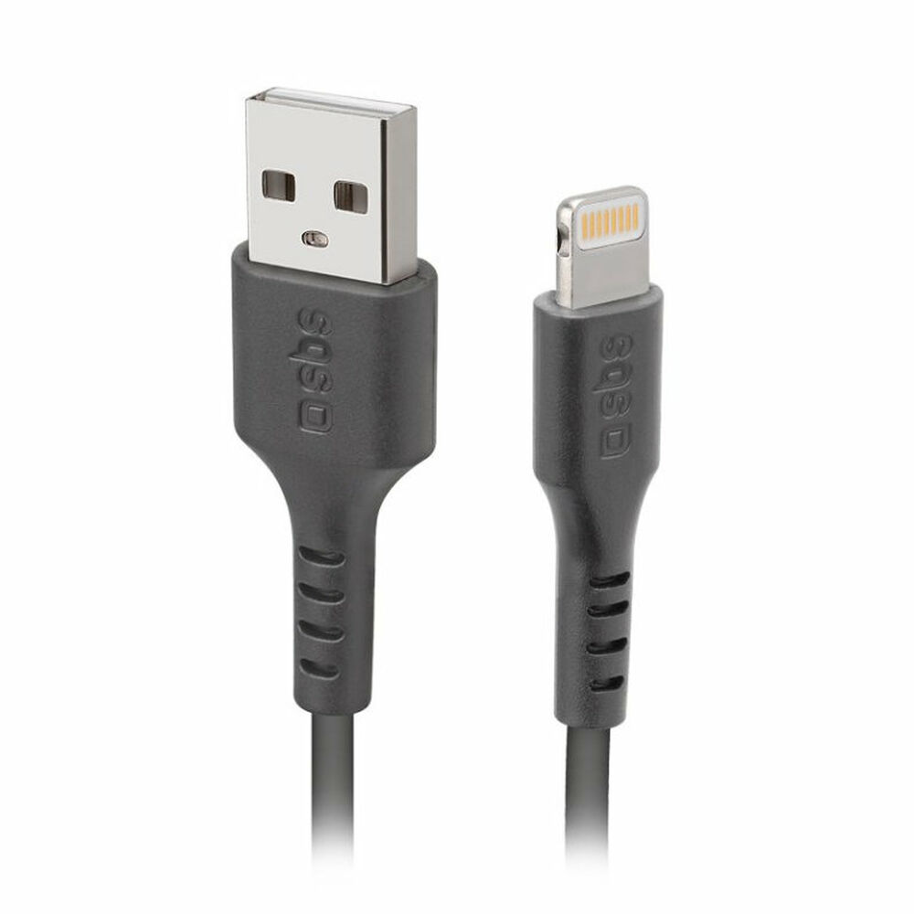 Kabel USB naar Lightning SBS TECABLEUSBIP589K Zwart