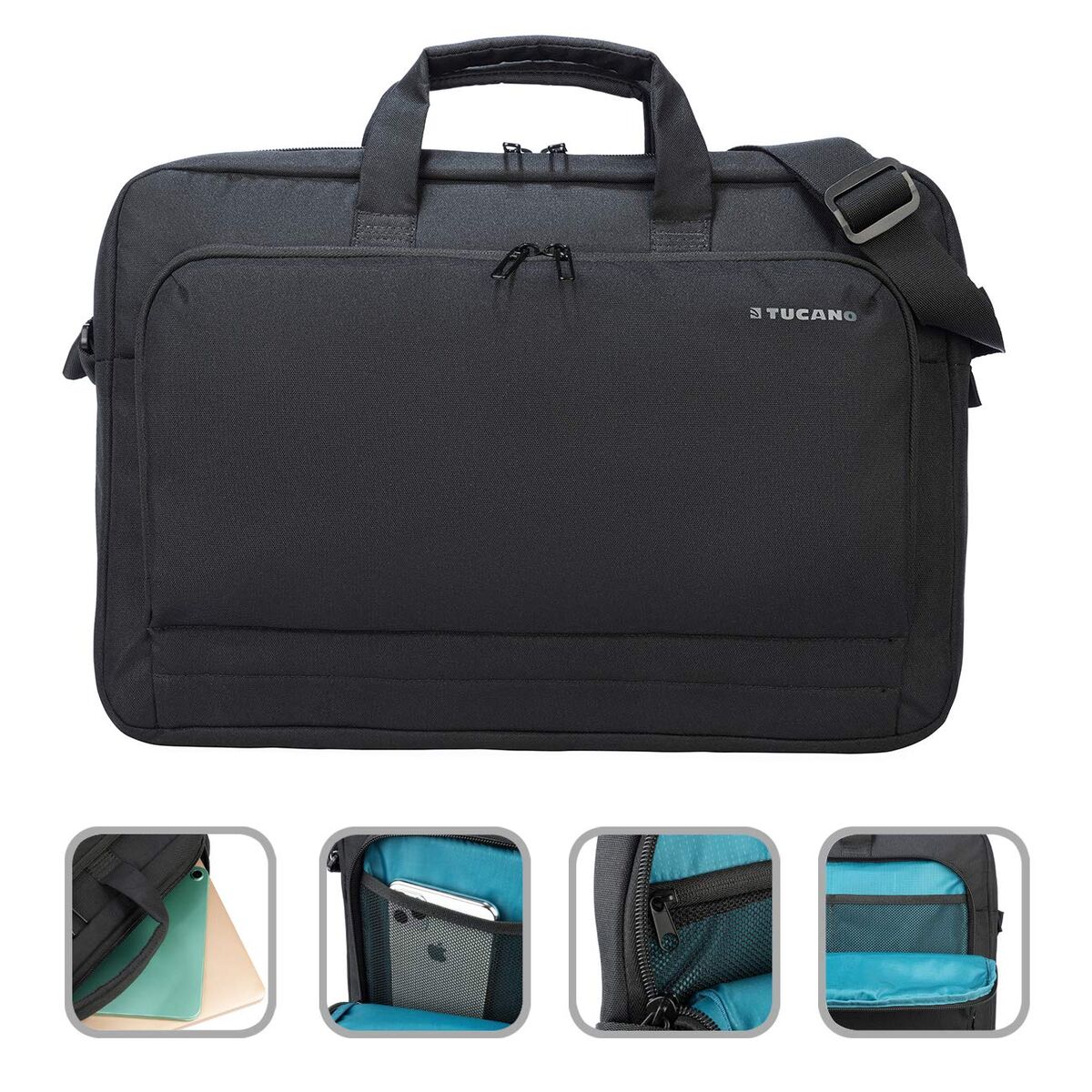 Picture of Laptop Case Tucano BSTN-BK Black 15,6''