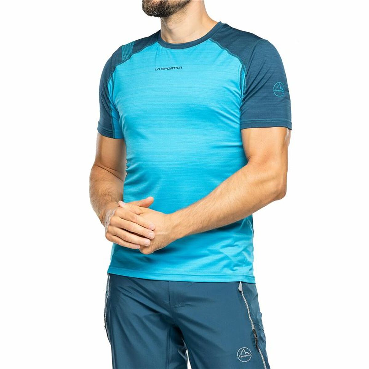 Maillot de Corps de Sport à Manches Coupe La Sportiva Sunfire Bleu ciel