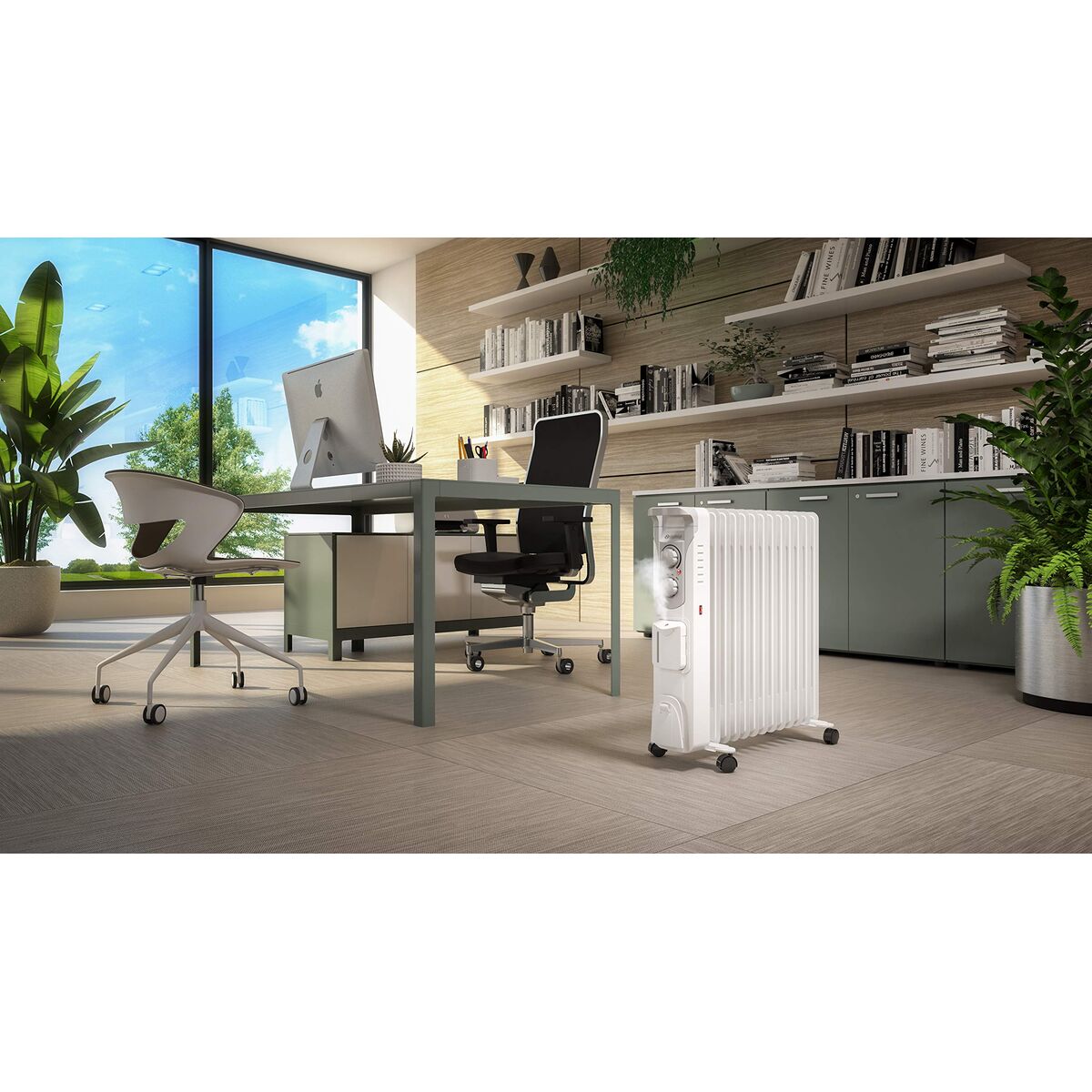 Olieradiator Olimpia Splendid 99298 Wit Grijs 2500 W