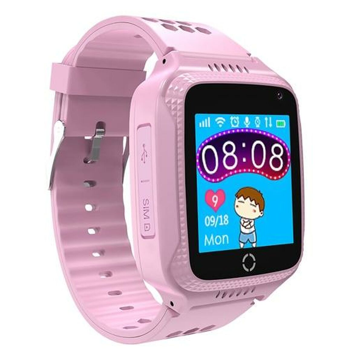 Smartwatch pour enfants Celly KIDSWATCH Rose 1,44"