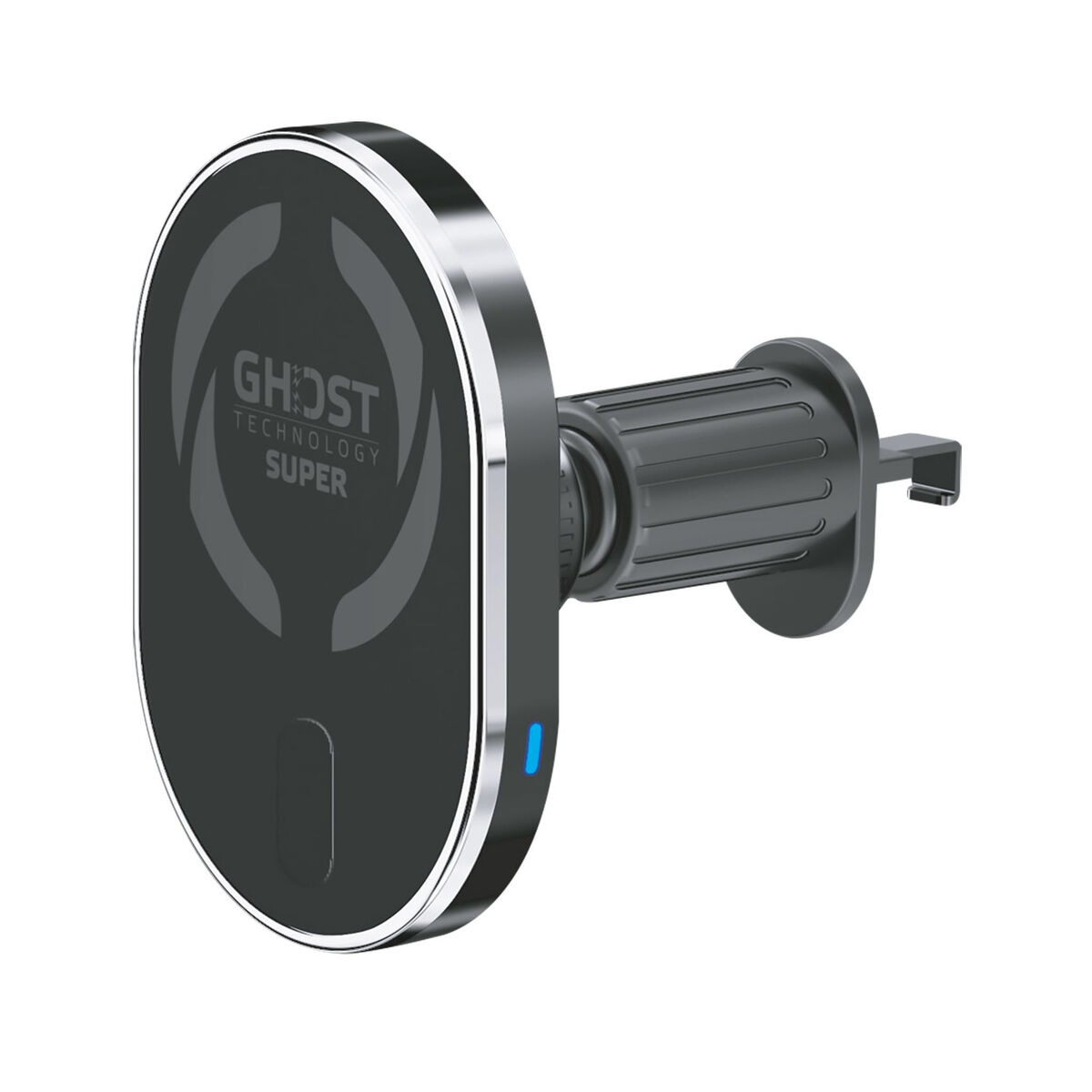 Support pour téléphone portable avec chargeur de voiture sans fil Celly GhostSuperMagCH 15 W Noir