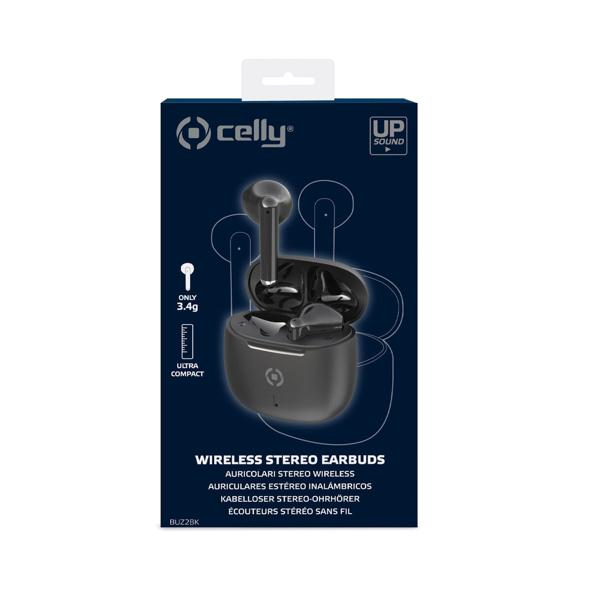 Afbeeldingen van Bluetooth Headset with Microphone Celly BUZ2 Black