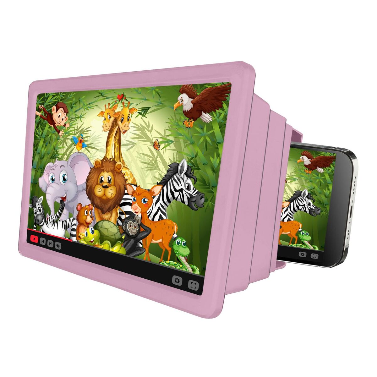 Afbeeldingen van Screen Magnifier for Mobile Devices Celly KIDSMOVIEPK Pink Plastic