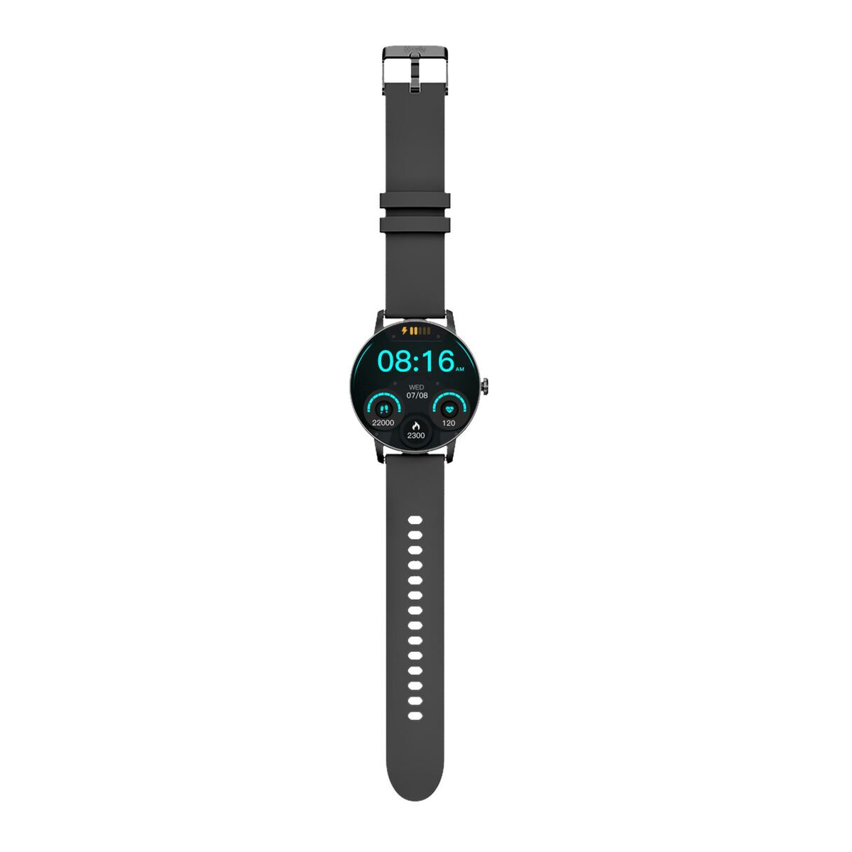 Afbeeldingen van Smartwatch Celly TRAINERROUND2BK Black Multicolour 1,28"