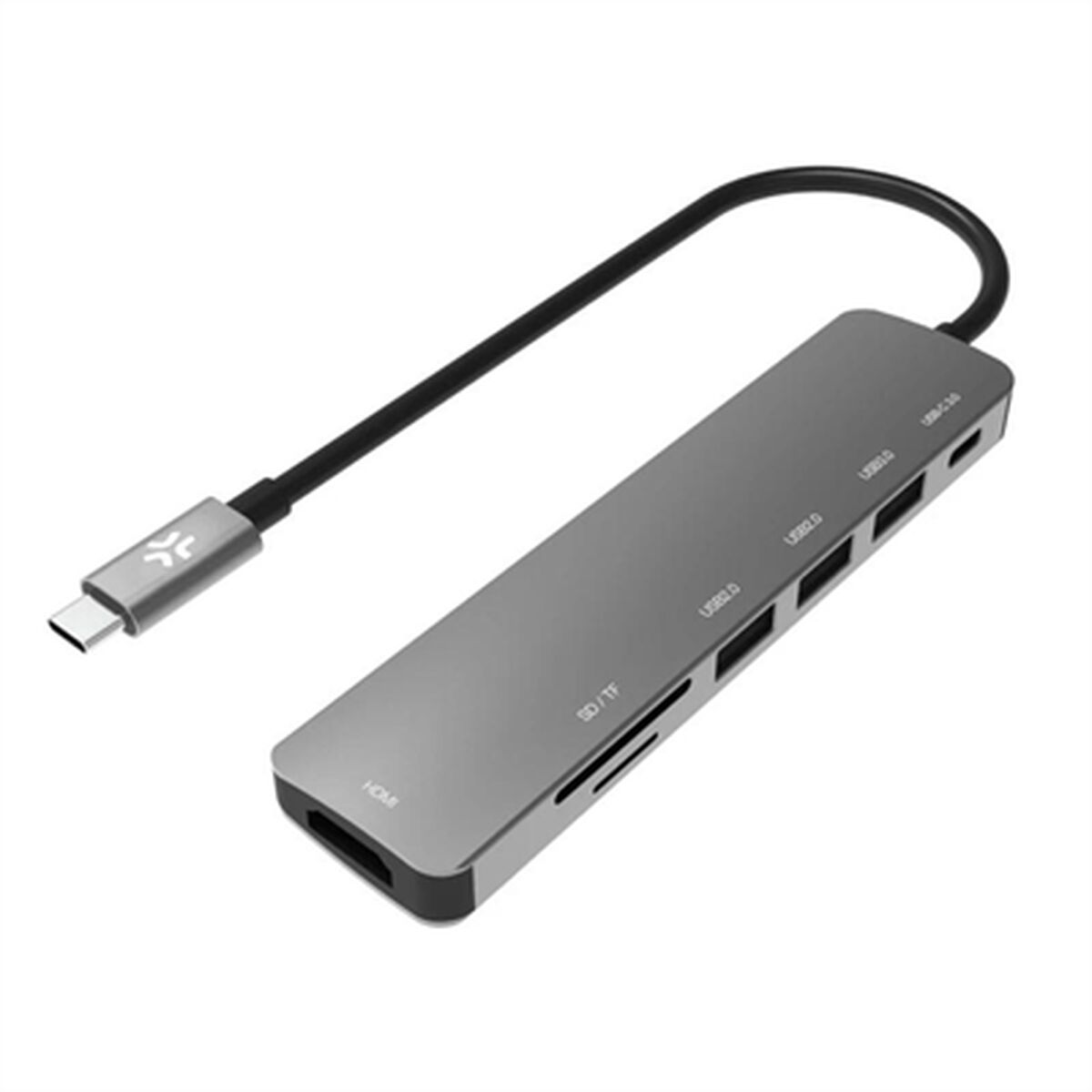 Afbeeldingen van Dockstation Celly PROHUB7IN1SV Dark grey