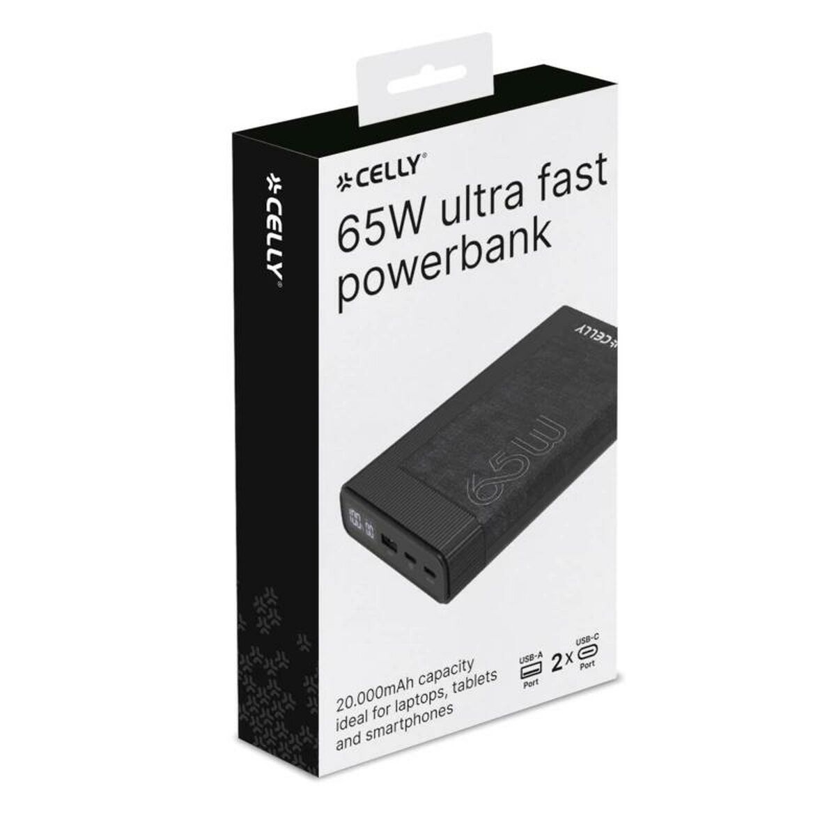 Picture of Powerbank Celly PD65W 65w EVO 20000 mAh Black
