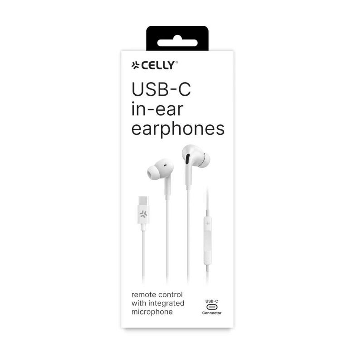 Afbeeldingen van Headphones Celly UP1200TYPECWH White