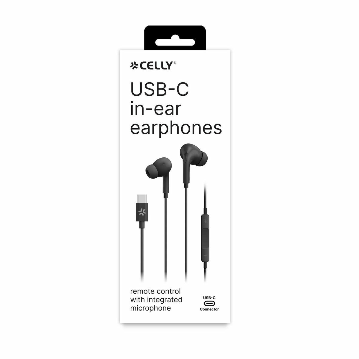 Picture of Headphones Celly UP1200TYPECBK Black