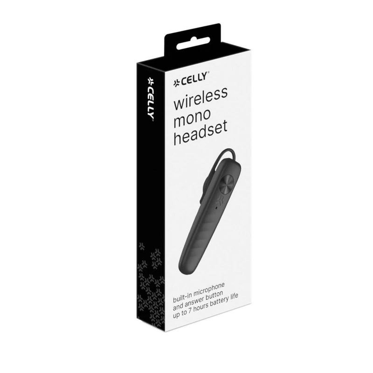 Afbeeldingen van Bluetooth headset Celly BH20BK Black