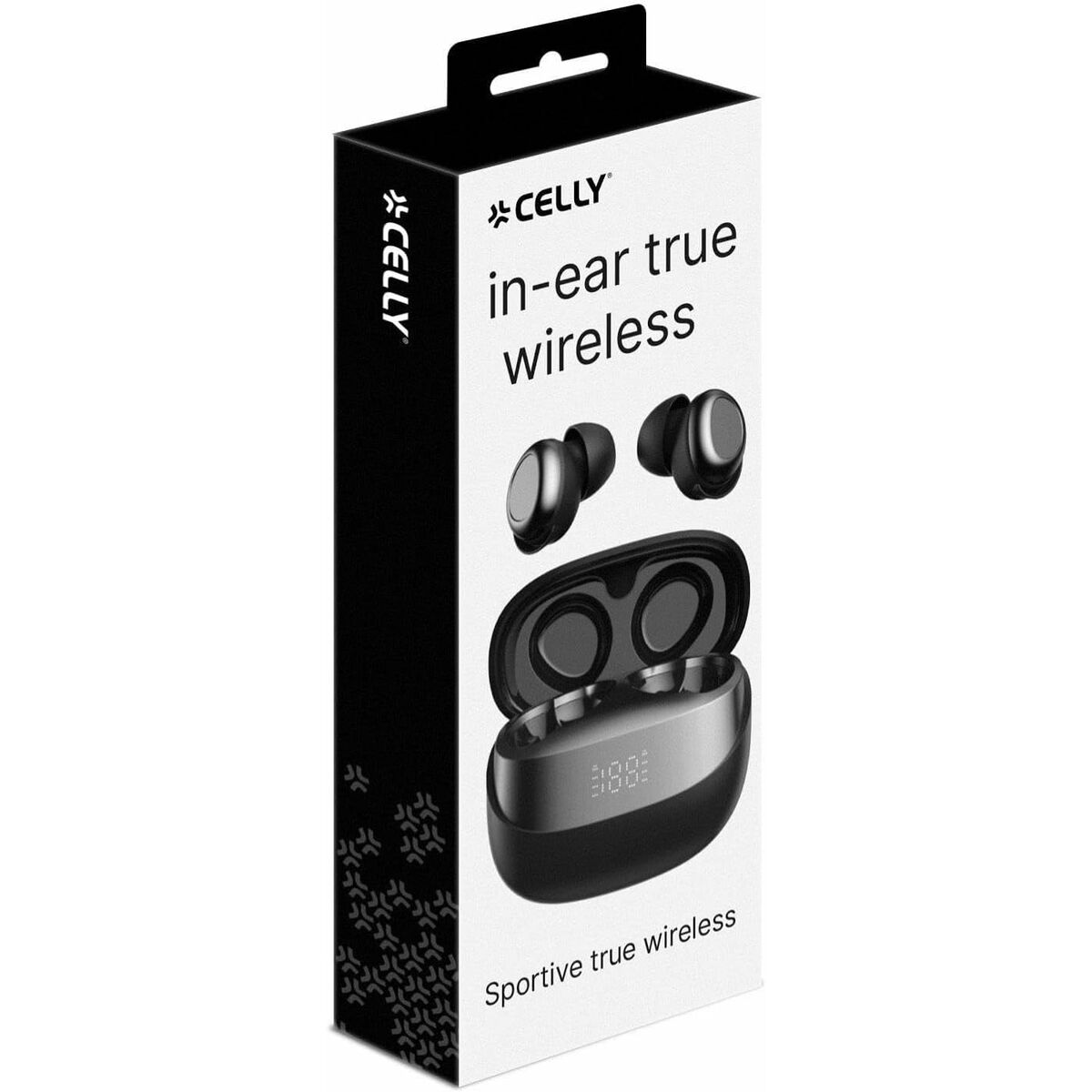 Headphones Celly FLIP3BK Black