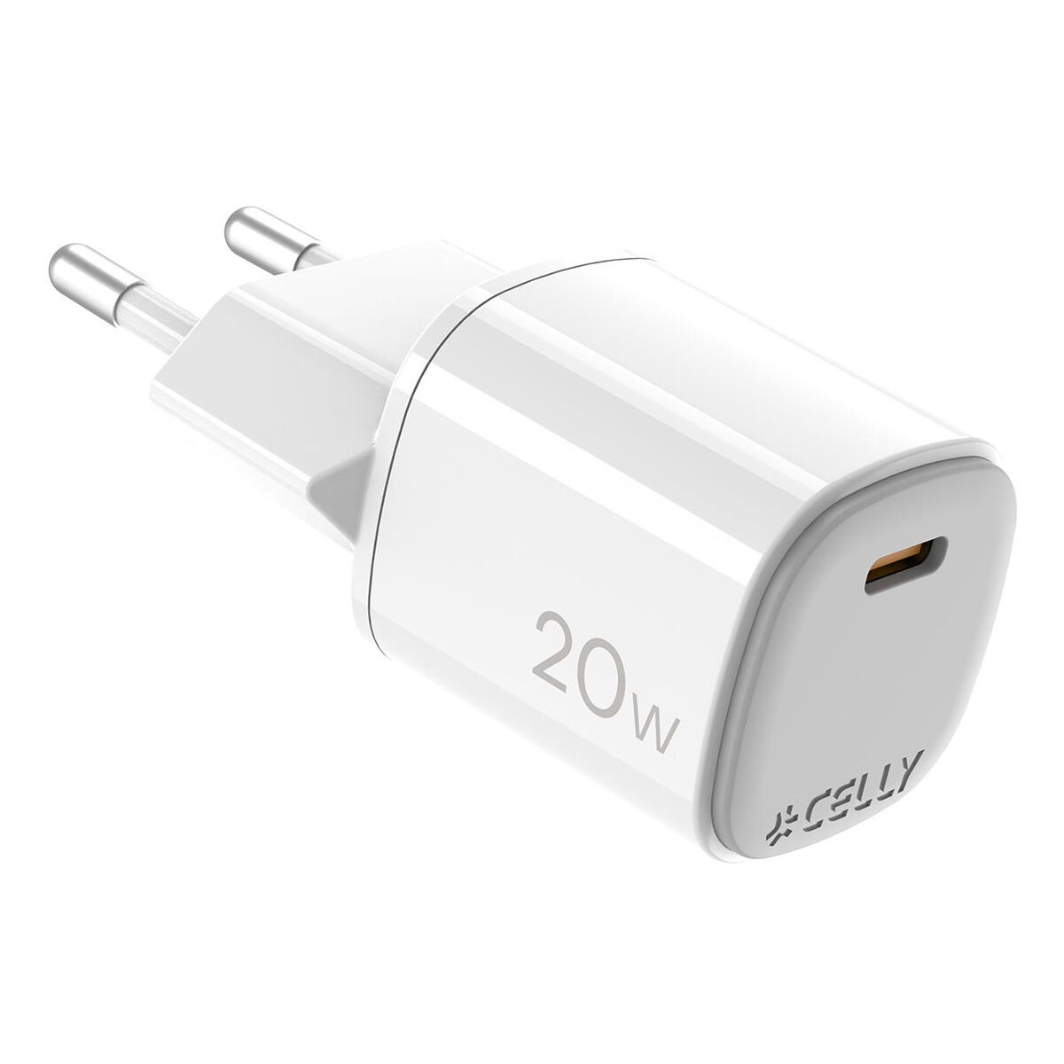 Picture of Wall Charger Celly UPTC1USBC20WWH White
