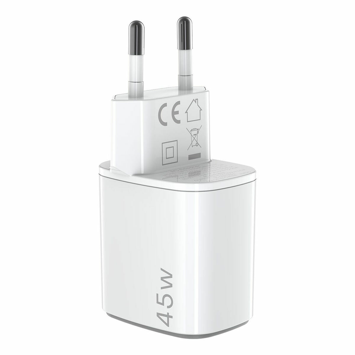 Afbeeldingen van Wall Charger Celly UPTC2USBC45WWH White