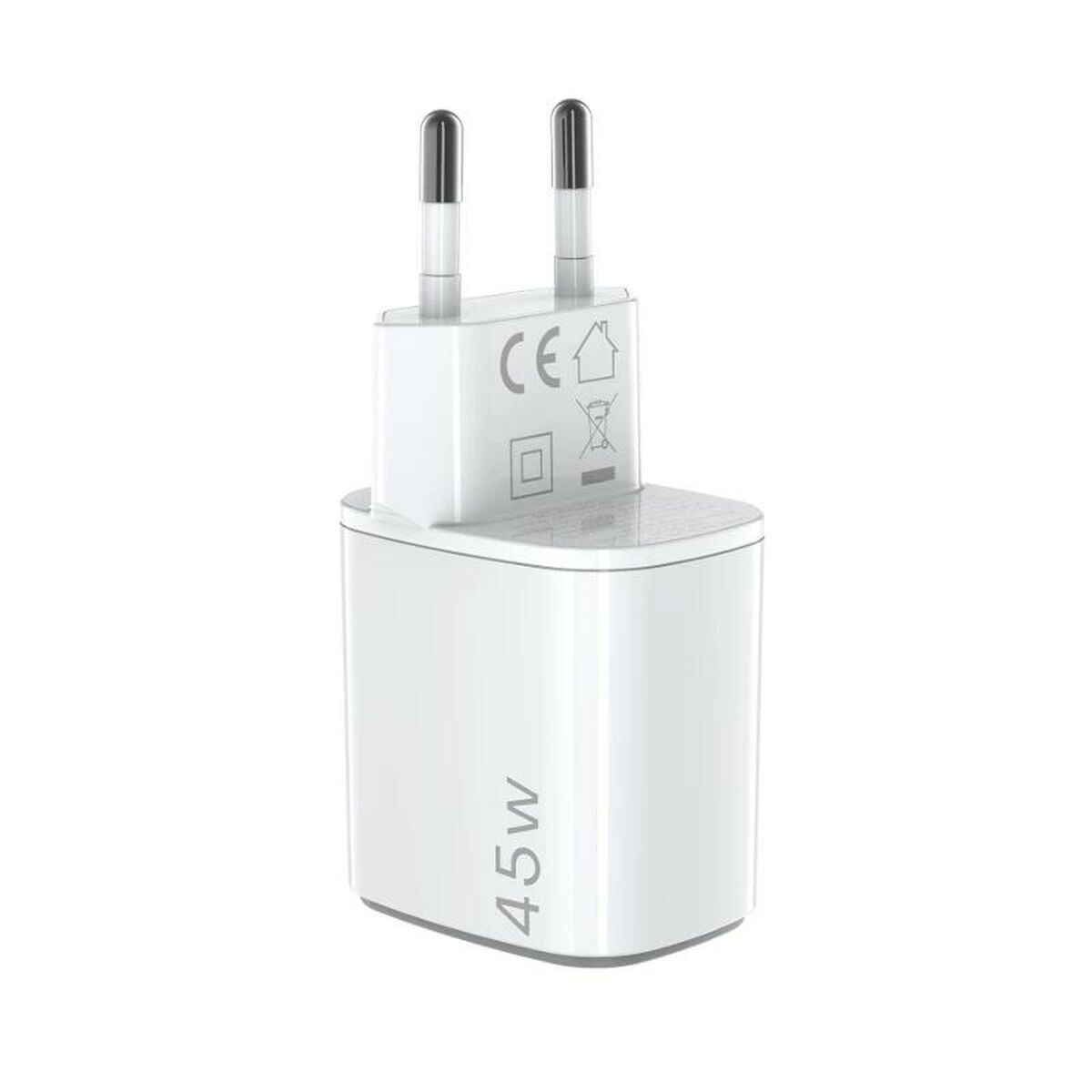 Afbeeldingen van Wall Charger Celly UPTC2USBC45WWH White