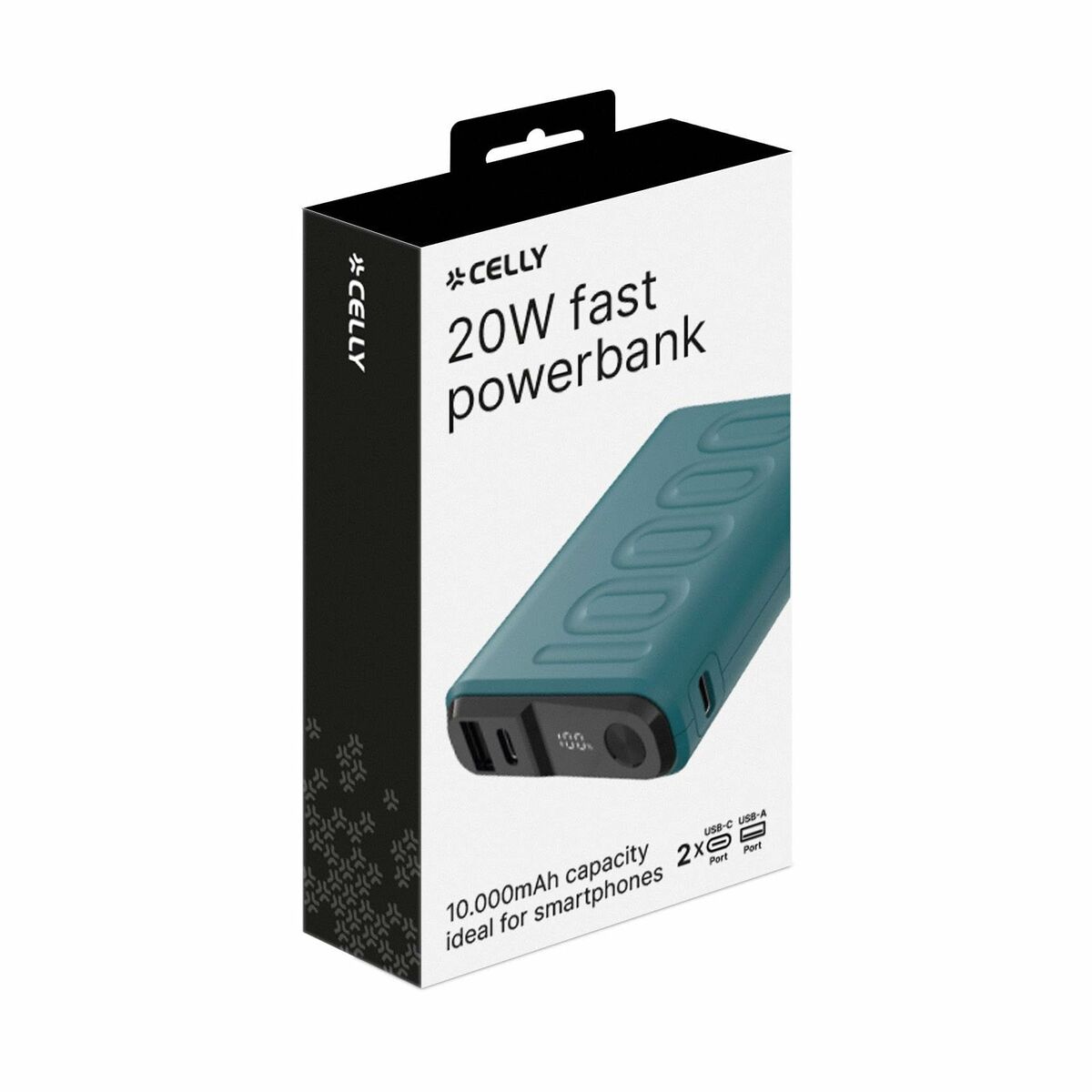 Image secondaire de Powerbank Celly PBUP10000BL Noir 10000 mAh