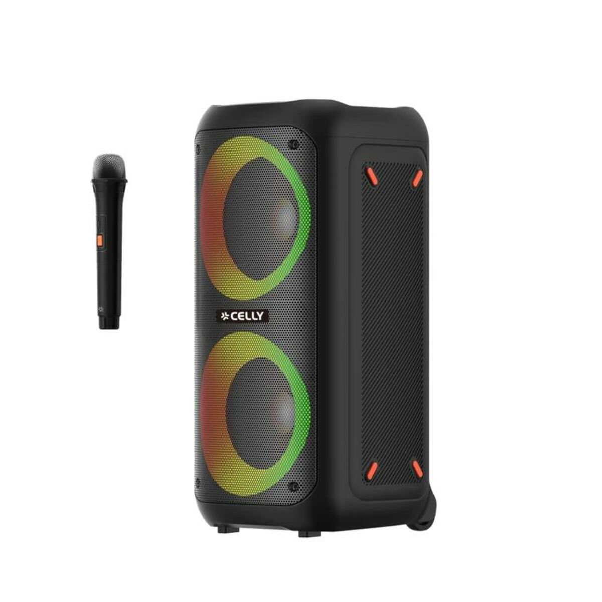 Portable Bluetooth Speakers Celly PARTYSPEAKERWLM Black 4 W