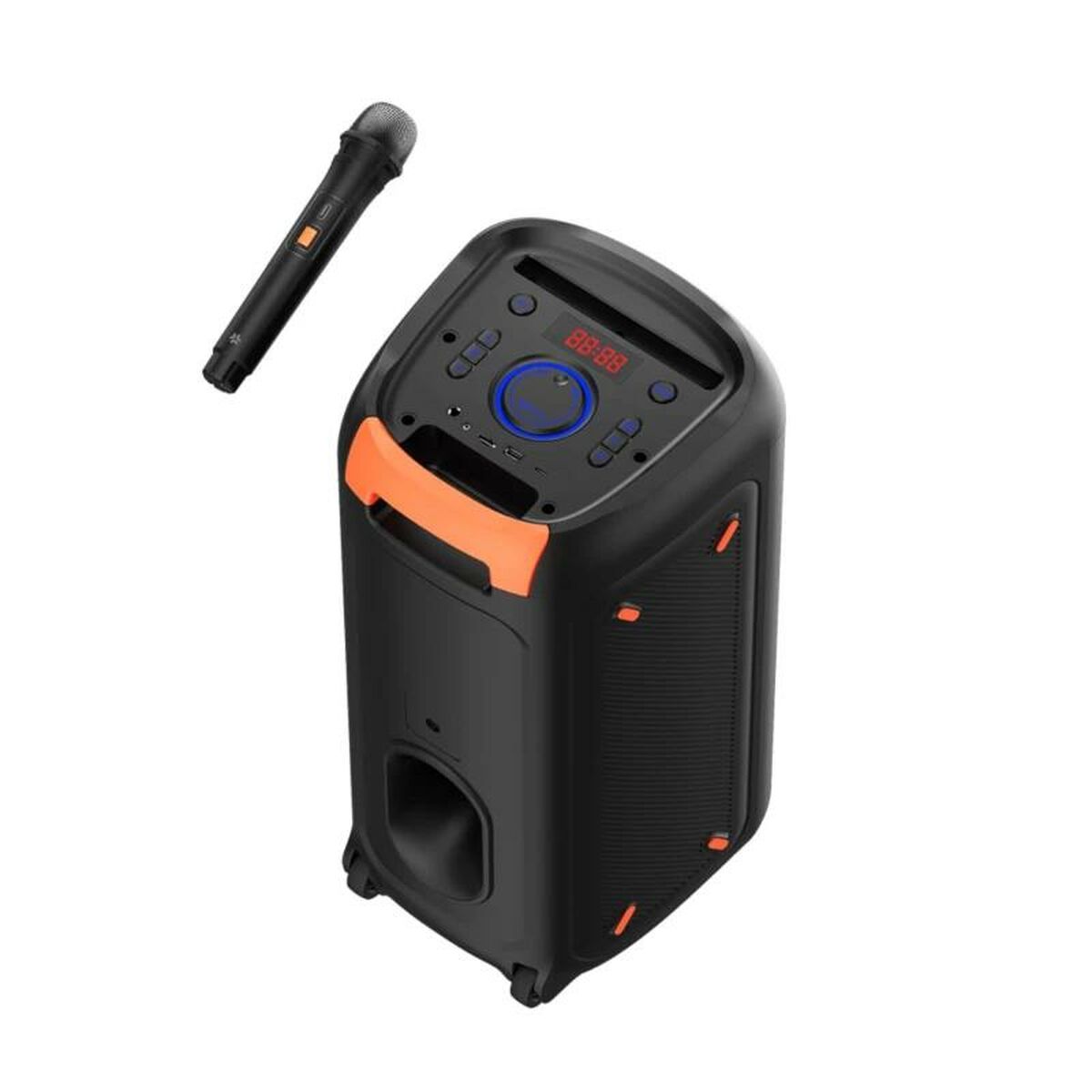 Portable Bluetooth Speakers Celly PARTYSPEAKERWLM Black 4 W