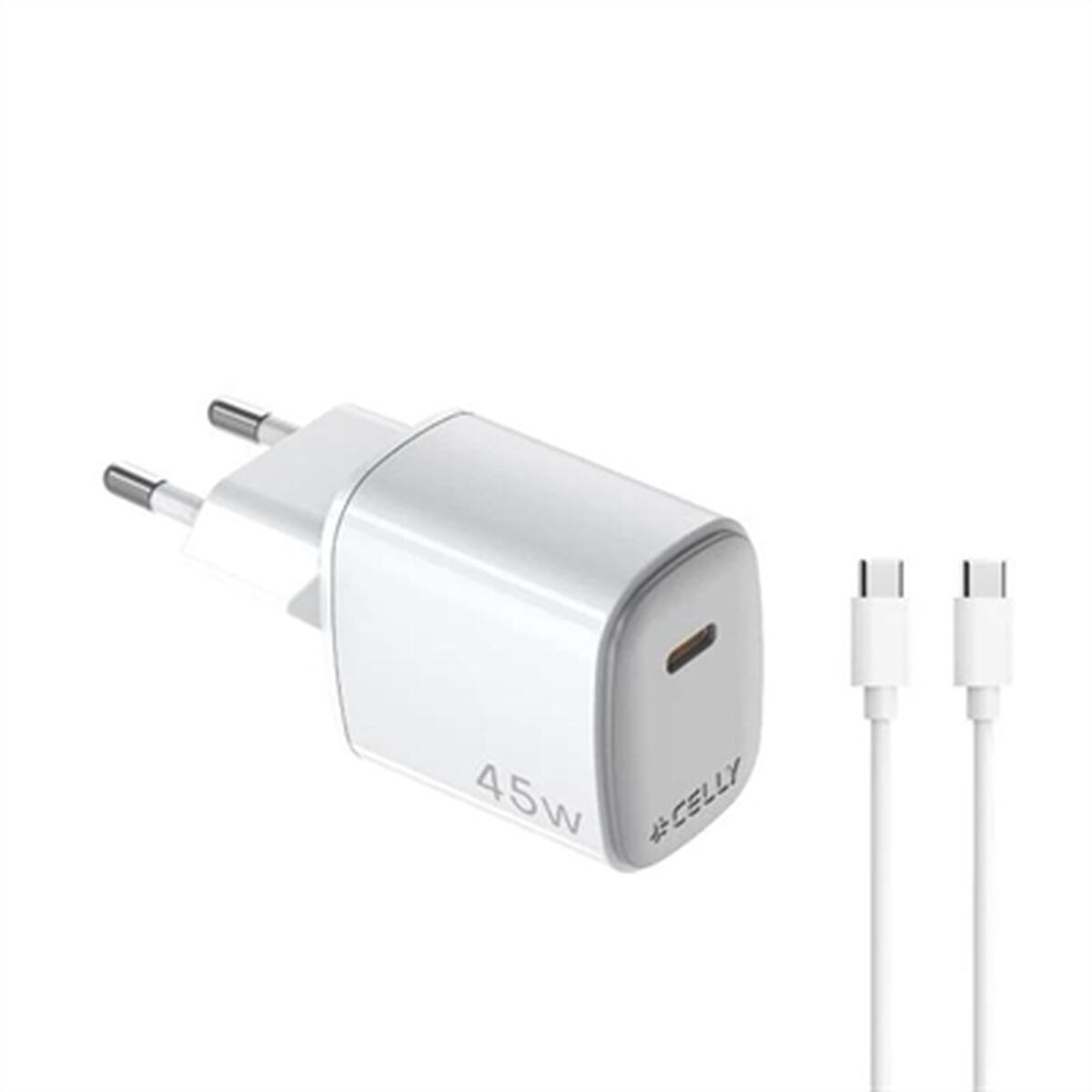 Afbeeldingen van Powerbank Celly UPTC1USBC45WCTC