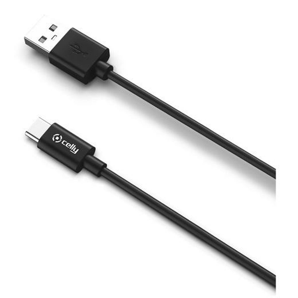 Câble USB-C Celly USB-C2M 2 m Noir