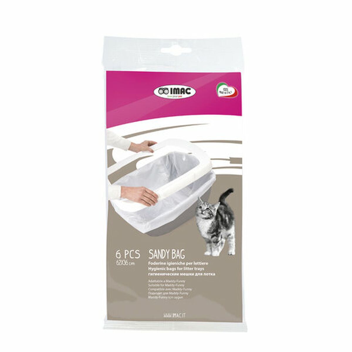 Sanitary bags IMAC Sandy 62 x 36 cm Plastic, view 2