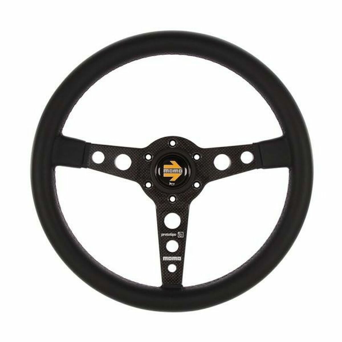 Τιμόνι Racing MOMO MOMVPROT6C350BKR Μαύρο Ø 35 cm