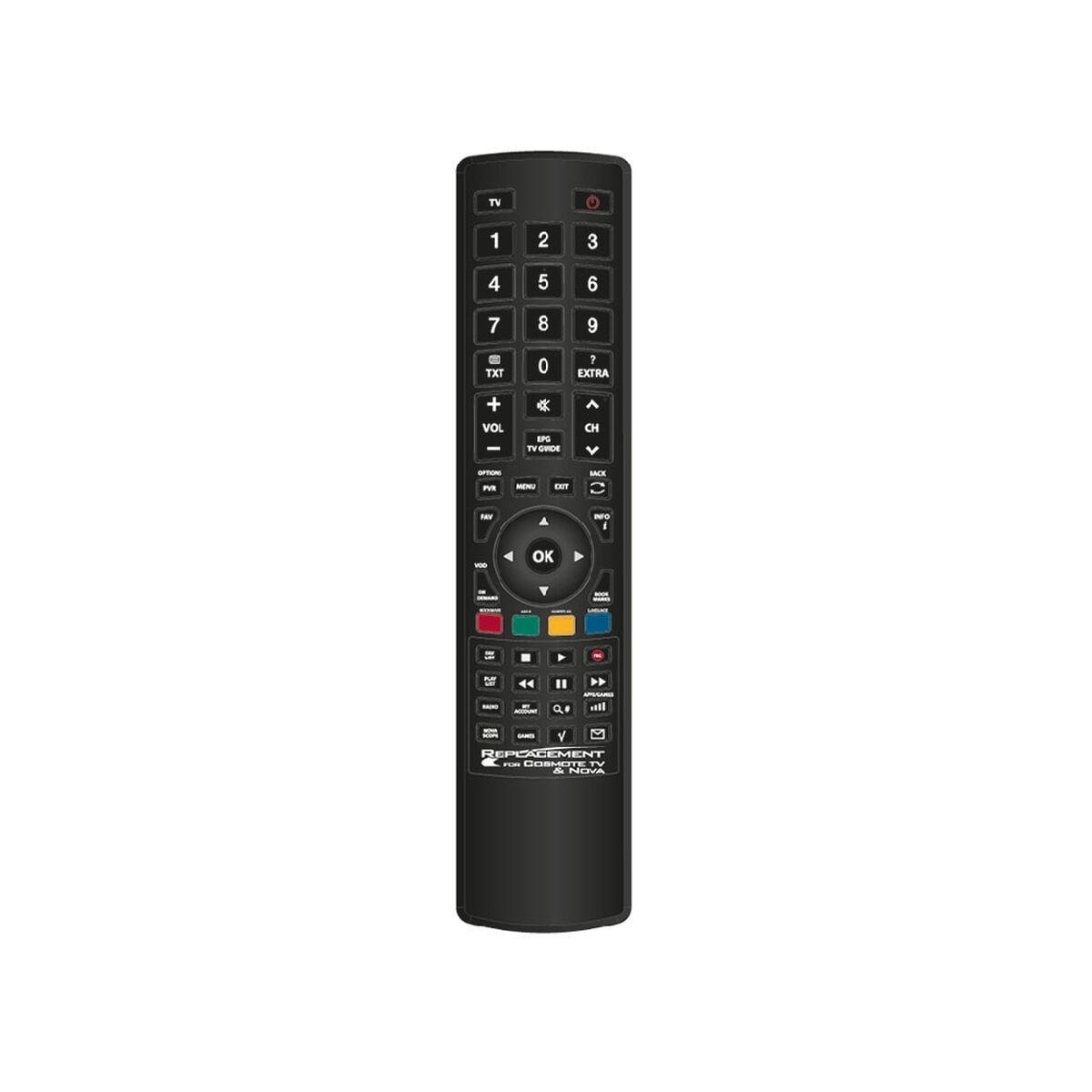 Afbeeldingen van Universal Remote Control Panasonic 1722 Black