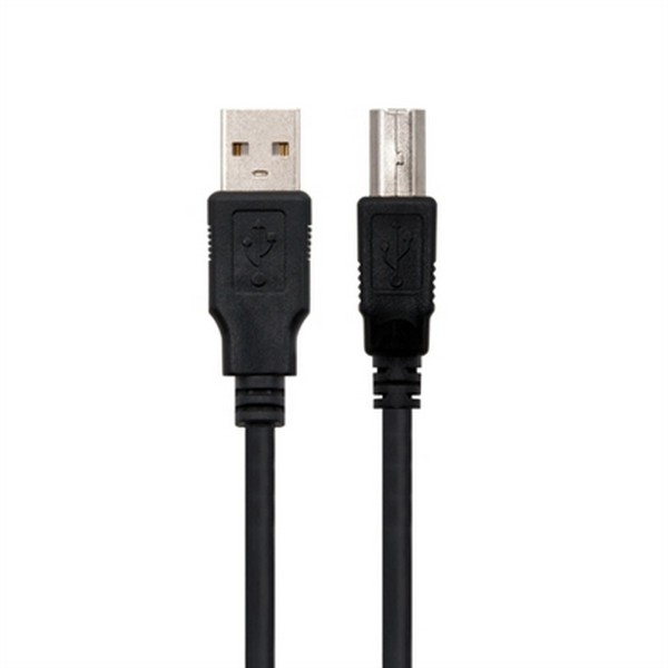 USB 2.0 Cable Ewent EC1003 Black