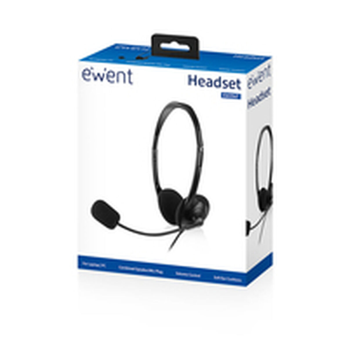 Picture of Headphones with Microphone Ewent EW3567 Black (1 Unit)