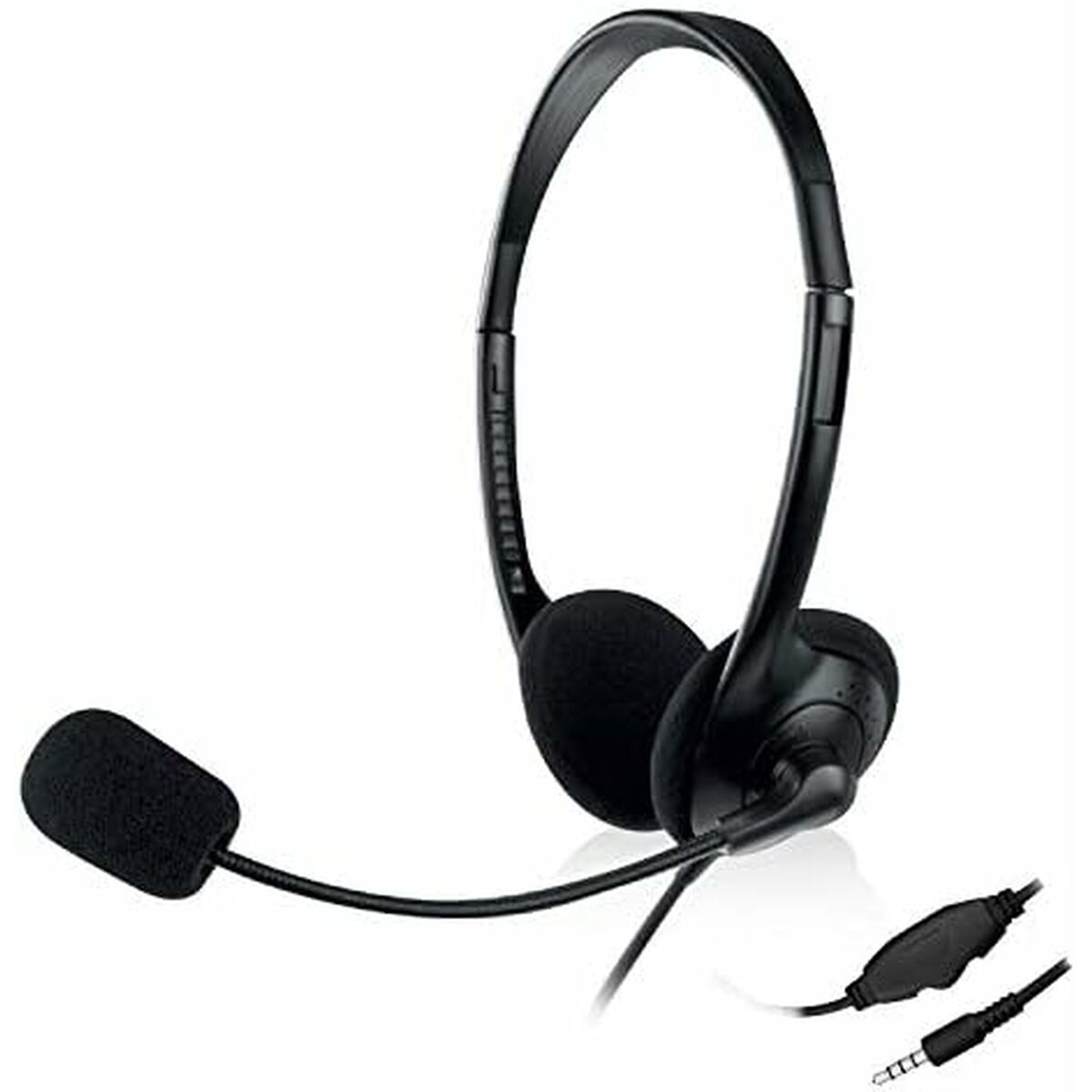 Picture of Headphones with Microphone Ewent EW3567 Black (1 Unit)