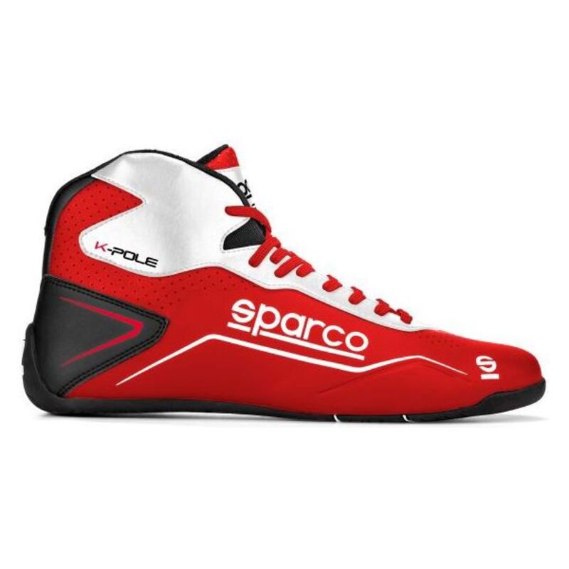 Racing Ankle Boots Sparco White Red