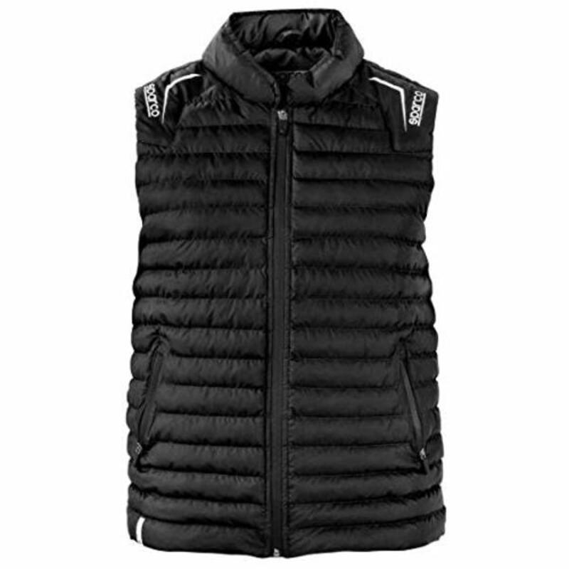 Men's Quilted Gilet Sparco S01259NR5XXL Black (Size XXL)