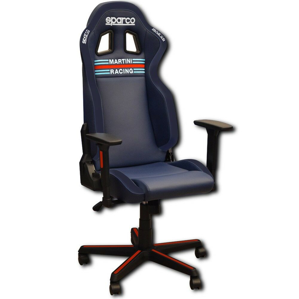 Gaming-stol Sparco ICON MARTINI RACING Mørkeblå