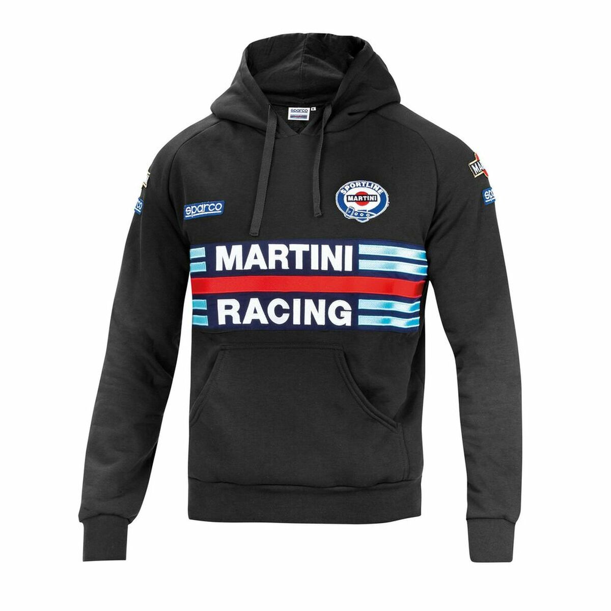 Hoodie Sparco Martini Racing Black Size M