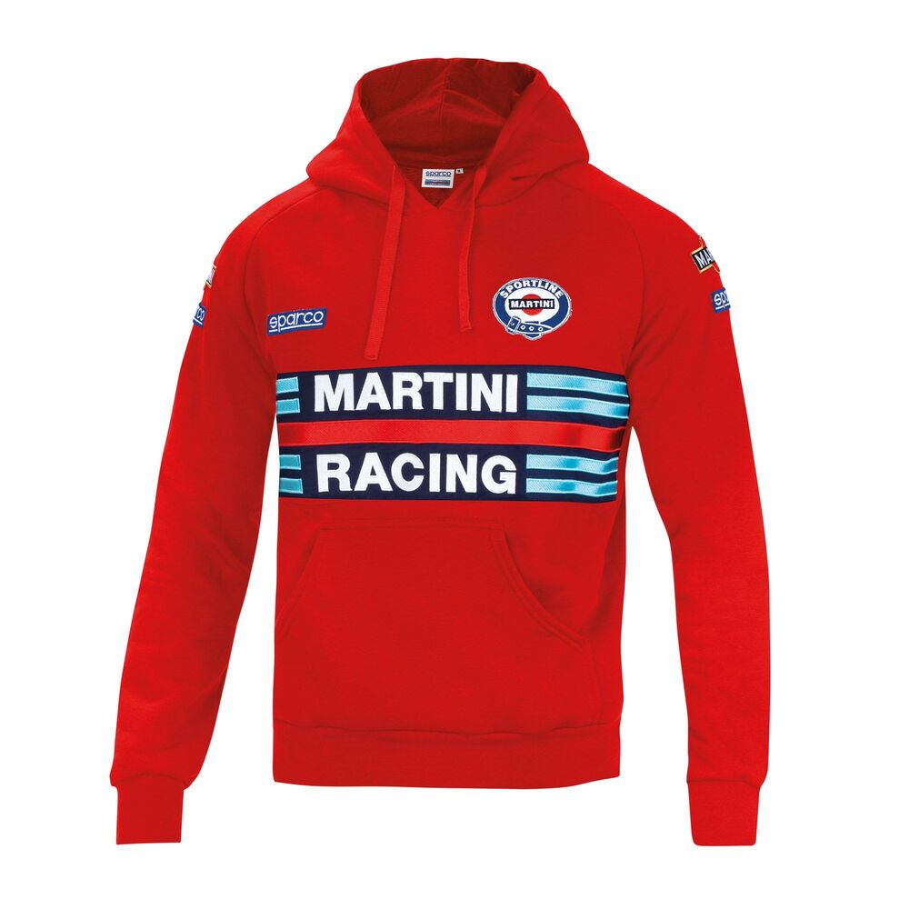 Men’s Hoodie Sparco MARTINI RACING Red Size XL