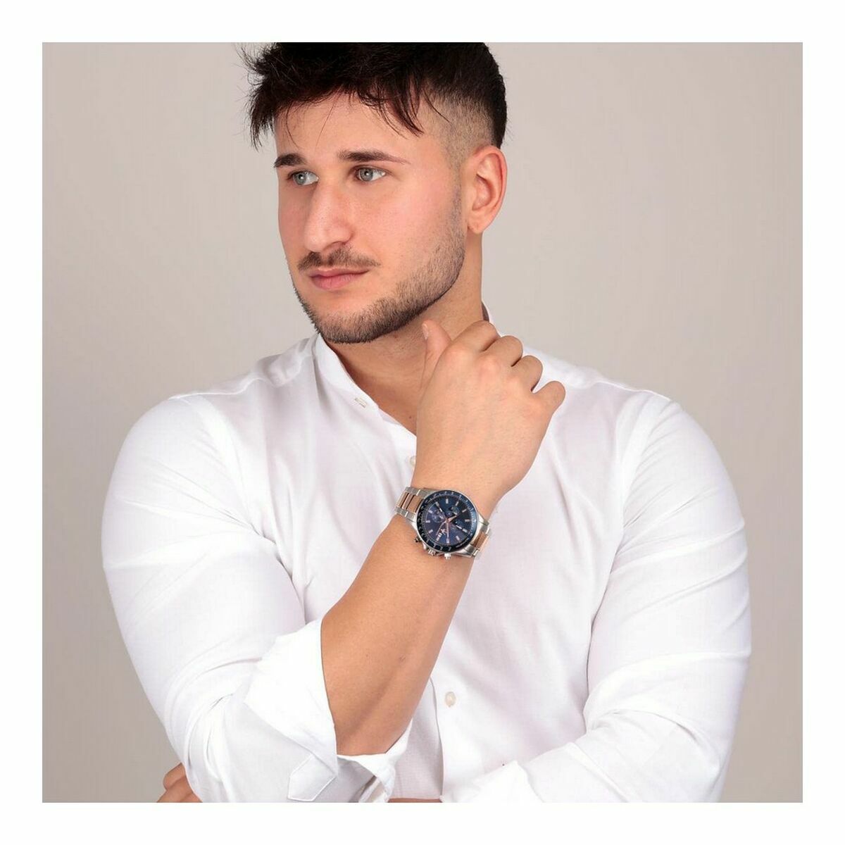 Zegarek Unisex Maserati R8873640012 Srebrzysty (Ø 44 mm)