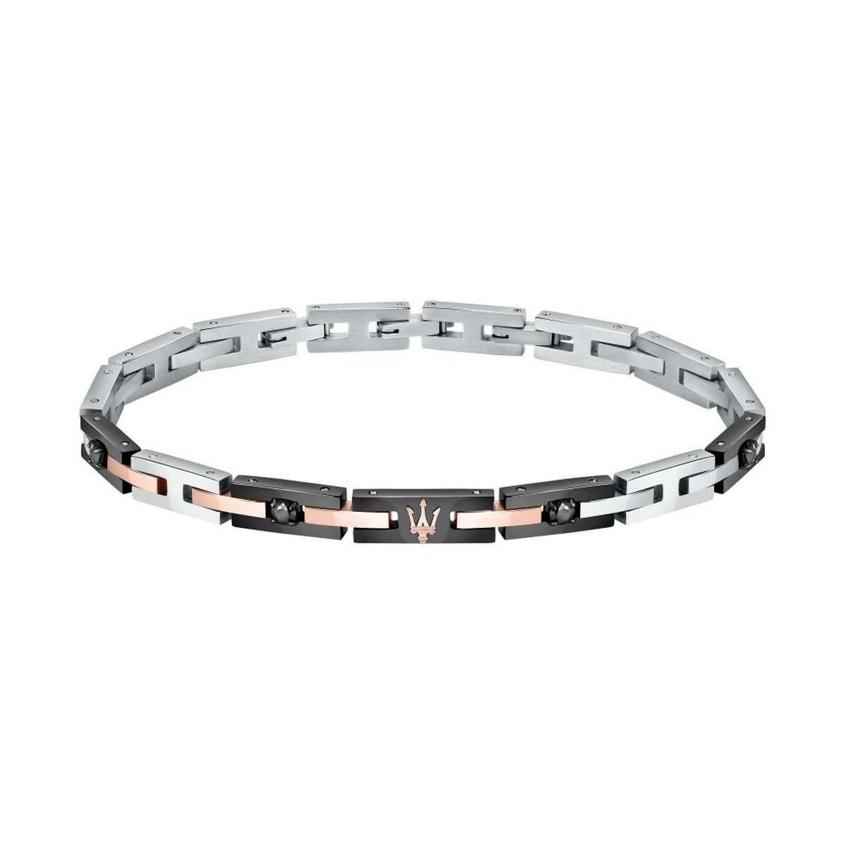 Bracelet Homme Maserati ICONIC Acier inoxydable Argenté