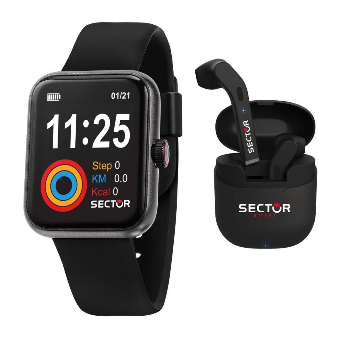 Smartwatch Sector R3251282008 Μαύρο