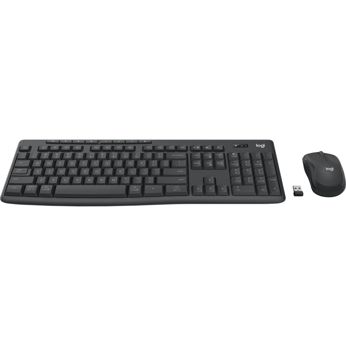 Picture of Keyboard and Mouse Logitech 920-012073 Graphite English QWERTY Qwerty UK